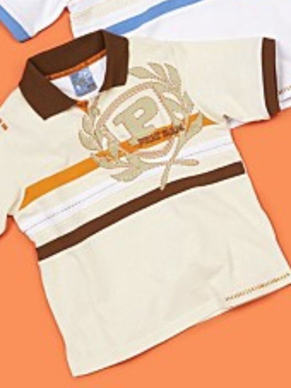 Phat Farm - Boys' Lt. Khaki Collared Signature Polo Shirt